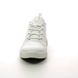 ECCO Trainers - White Leather - 218203/60718 GRUUV WOMENS