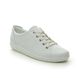 ECCO Lacing Shoes - White Leather - 206503/01007 SOFT 2.0