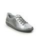 ECCO Lacing Shoes - Silver Leather - 206503/11708 SOFT 2.0