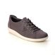 ECCO Lacing Shoes - Dark grey nubuck - 206503/12576 SOFT 2.0