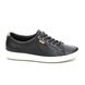 ECCO Trainers - Black leather - 430003/01001 SOFT 7 LACE