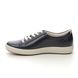 ECCO Trainers - Navy Leather - 430003/11038 SOFT 7 LACE