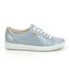 ECCO Lacing Shoes - Silver Leather - 430003/52593 SOFT 7 LACE