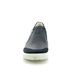 ECCO Trainers - Navy Leather - 430763/51142 SOFT 7 SLIP ON