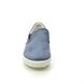 ECCO Comfort Slip On Shoes - Denim leather - 470493/51056 SOFT 7 SLIP ON