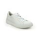 ECCO Trainers - White Leather - 504744/01007 STREET TRAY MENS