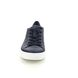 ECCO Trainers - Navy leather - 504744/01038 STREET TRAY MENS