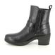 ECCO Ankle Boots - Black leather - 222203/01001 ZURICH TEX METROPOLE