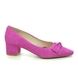 Begg Exclusive Court Shoes - Pink suede - Z7705/779O DALLAS BLOCK