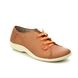 Flex and Go Lacing Shoes - Tan Leather  - SH049527 CINDY