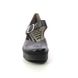 Fly London Wedge Shoes - Black leather - P501428 BAXE   BLU LMJ