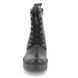 Fly London Wedge Boots - Black leather - P501329 BIAZ   BLU LACE