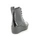 Fly London Wedge Boots - Black patent - P501329 BIAZ   BLU