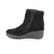 Fly London Wedge Boots - Black Suede - P501344 BROM   BLU