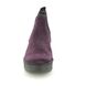 Fly London Wedge Boots - Purple suede - P501349 BYNE   BLU