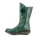 Fly London Mid Calf Boots - Petrol leather - P142913 MES 2