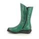 Fly London Mid Calf Boots - Green - P142913 MES 2