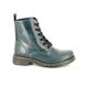 Fly London Lace Up Boots - BLUE LEATHER - P144539 RAGI