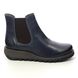 Fly London Chelsea Boots - BLUE LEATHER - P143195 SALV