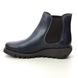 Fly London Chelsea Boots - BLUE LEATHER - P143195 SALV