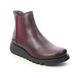 Fly London Chelsea Boots - Purple - P143195 SALV