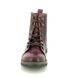 Fly London Lace Up Boots - Purple Leather - P144813 SORE   SMINX