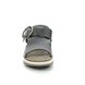 Fly London Wedge Sandals - Black leather - P144590 TUTE 2