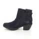 Fly London Ankle Boots - Navy Suede - P501346 WINA   WILLOW