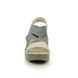 Fly London Wedge Sandals - Silver - P500888 YAJI