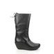 Fly London Mid Calf Boots - Black leather - P501321 YUMU   YELLOW