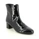 Gabor Heeled Boots - Black croc - 35.680.90 ABBEY