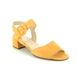 Gabor Heeled Sandals - Yellow Nubuck - 41.702.13 ADAPT