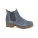Gabor Chelsea Boots - Navy suede - 72.091.26 AGENDA