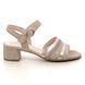 Gabor Heeled Sandals - Beige Patent Suede - 41.772.12 BLESSING JAMMA