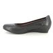 Gabor Wedge Shoes - Black leather - 02.690.57 CHESTER