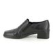 Gabor Comfort Slip On Shoes - Black leather - 94.440.27 DOTS