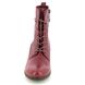 Gabor Heeled Boots - Red leather - 35.521.55 EASTON LACE NATIONAL