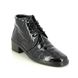 Gabor Heeled Boots - Black croc - 04.540.97 ELAINE LACE
