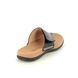 Gabor Toe Post Sandals - Black leather - 83.708.27 ENJOYMENT