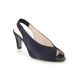 Gabor Slingback Shoes - Navy suede - 21.800.16 ETERNITY