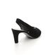 Gabor Slingback Shoes - Black suede - 21.800.17 ETERNITY