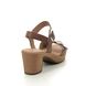 Gabor Wedge Sandals - Tan Leather - 44.764.24 FANTASTICA