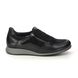 Gabor Comfort Slip On Shoes - Black leather - 36.408.47 JANIS BRUNELLO