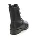 Gabor Lace Up Boots - Black leather - 71.796.27 LADY BUTTON