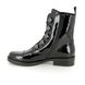 Gabor Lace Up Boots - Black patent - 91.796.97 LADY BUTTON