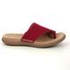 Gabor Toe Post Sandals - Red suede - 23.700.15 LANZAROTE