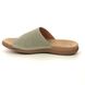 Gabor Toe Post Sandals - Olive suede - 23.700.19 LANZAROTE