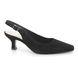 Gabor Slingback Shoes - Black Suede - 41.510.17 LINDY  KITTEN