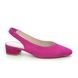 Gabor Slingback Shoes - Fuchsia Suede - 21.520.15 MACK