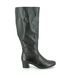 Gabor Knee-high Boots - Black leather - 32.848.57 MADRID WIDE LEG